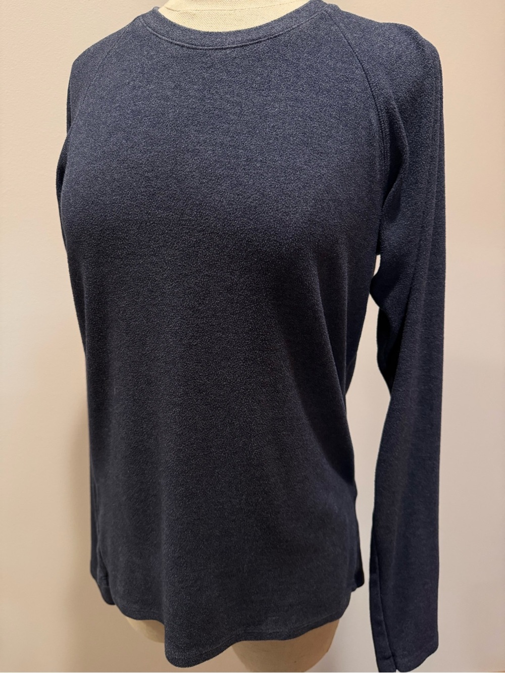 Uniqlo Women's Long Sleeve Crewneck Top - Dark Navy
